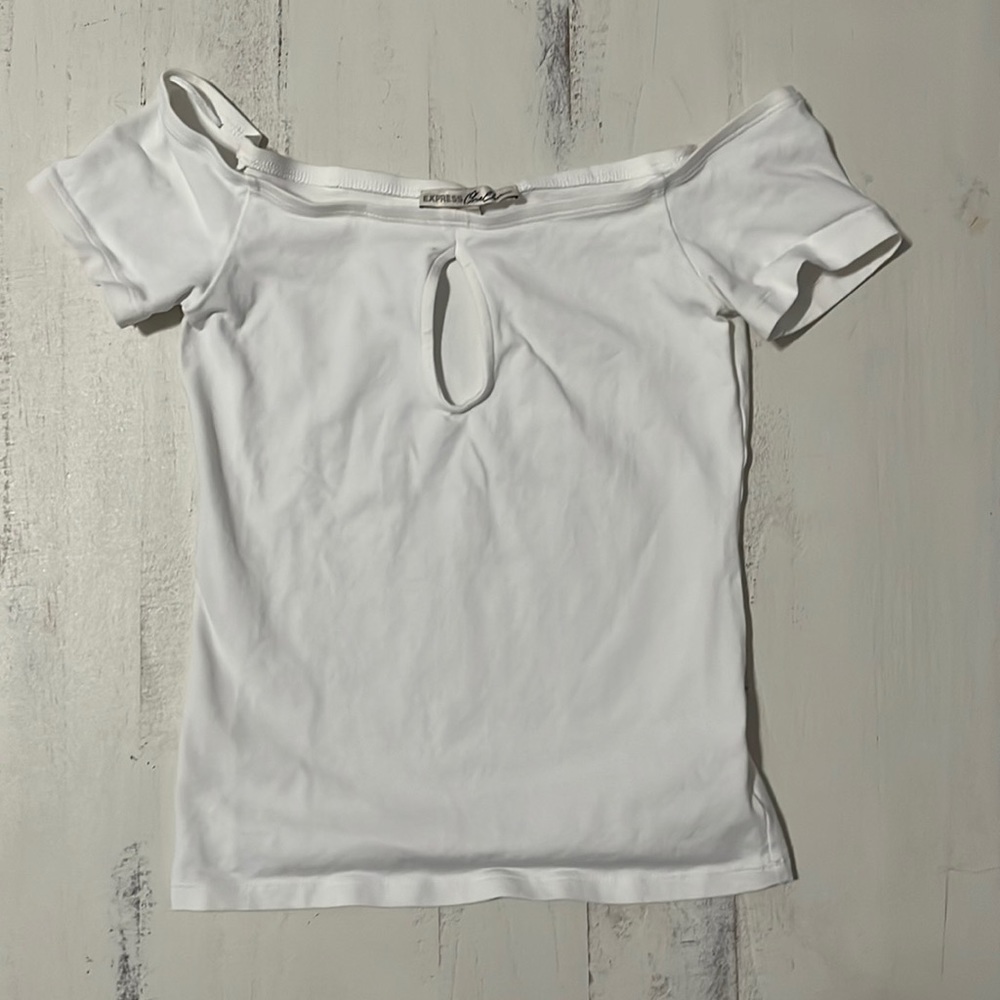 White Off the Shoulder Top